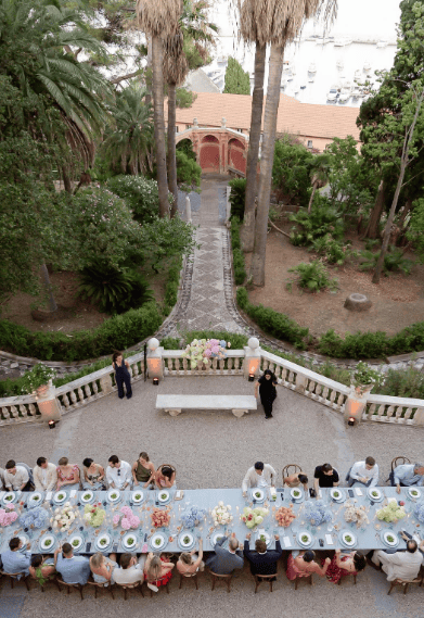 welcome party multi day luxury wedding